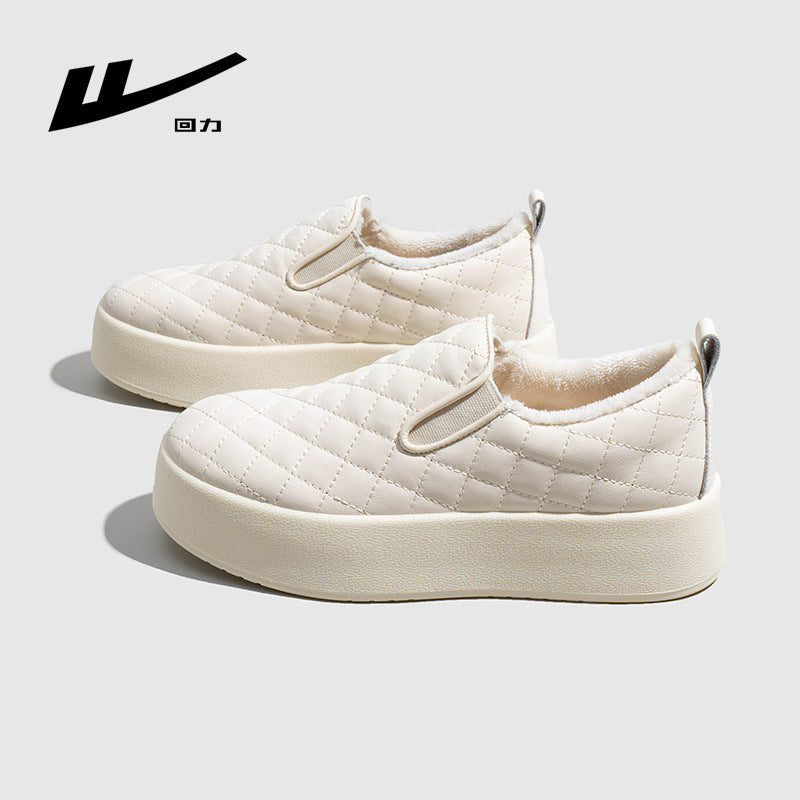 Pull-back solid color platform soles look tall and slim, women's board shoes are simple and versatile, one-foot pedals, casual shoes, pick up leaky clearance shoes