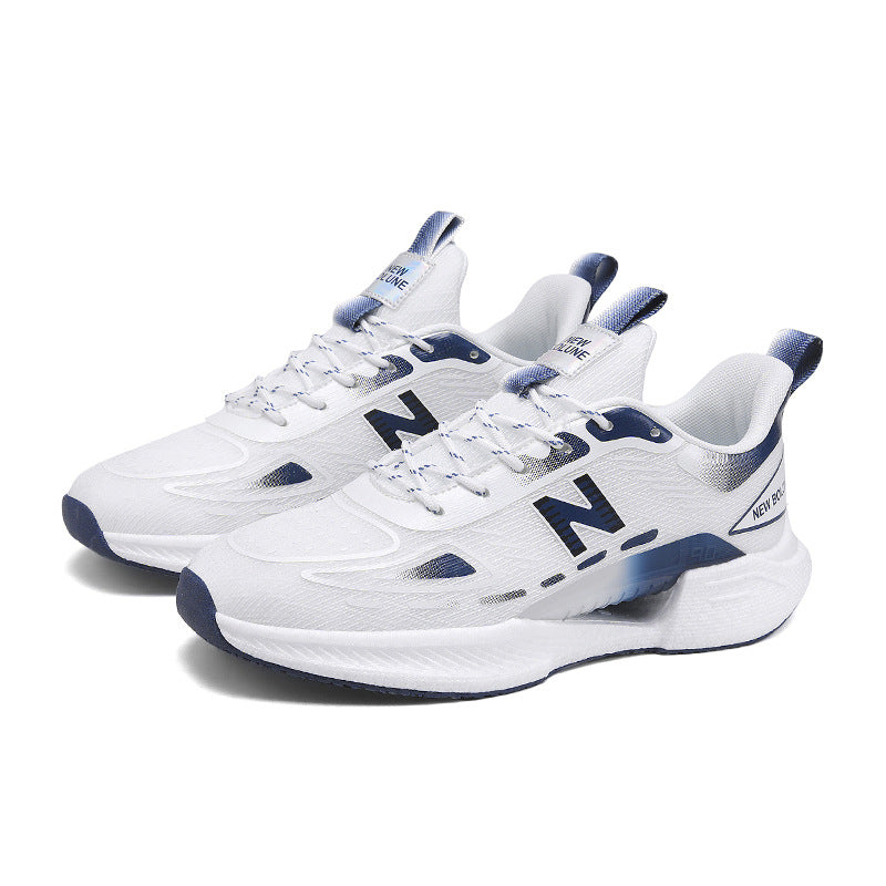 Primavera e outono New Balance Cool Running Shoes 2025 New Mesh Sneakers Teenagers Student Casual Couple Sneakers