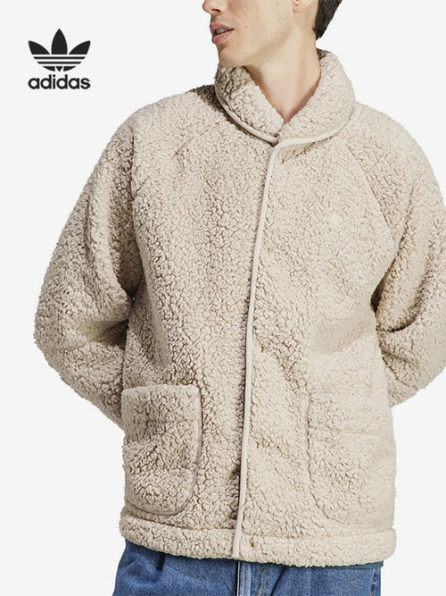 Adidas Clover Men's Fleece Warm Windproof Casual Jacket IL5169