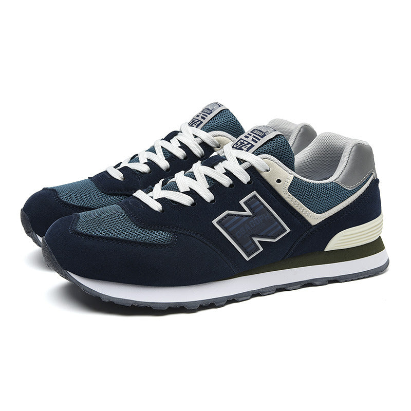Sapatos de corrida personalizados de fábrica clássico N-word 574 primavera e outono New Balance cool running couple tênis versáteis tênis de corrida homens