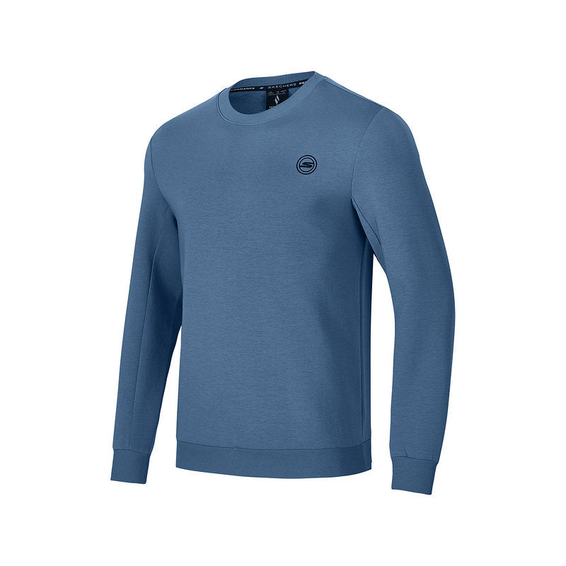 Skechers Men's Sweatshirt Autumn New Comfortable Soft Versatile Knitted Casual Jumper P424M039-02X6