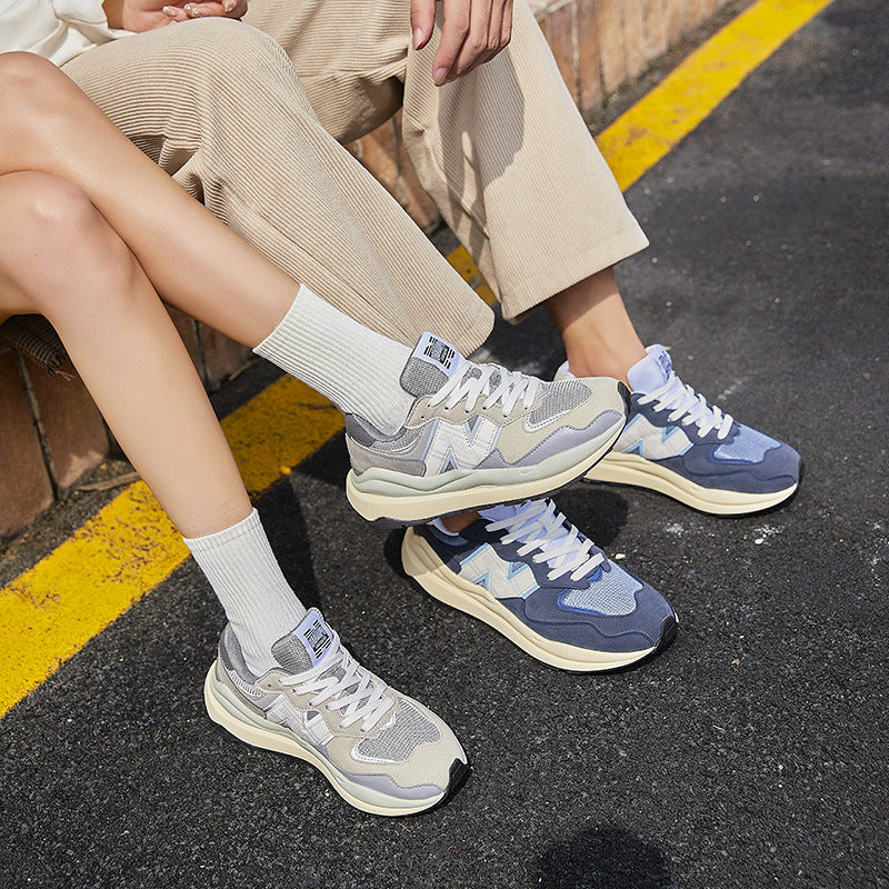 Primavera e outono New Balance Cool Run Putian N-Line Shoes Athleisure Shoes Absorção de choque de sola grossa Daddy Shoes Running Shoes Atacado Feminino