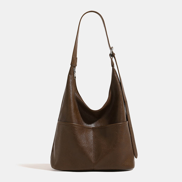 Cross-border bag women's bag 2024 new trend underarm bag soft leather large capacity tote bag shoulder bag factory direct sales | Ciaura
