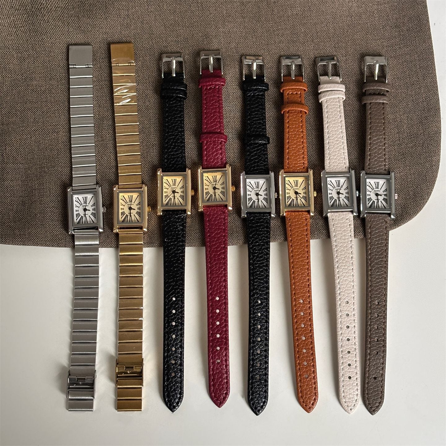 Hot sale simple light luxury exquisite commuter square senior student quartz watch temperament casual versatile second-hand wholesale price