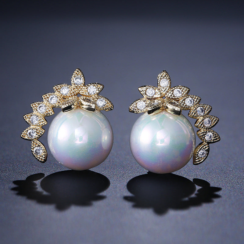 Best-selling horseeye zircon earrings and wheat earrings with wheat earrings are factory-direct wholesale for horseeye zircon studs, wheat earrings, and high-end accessories