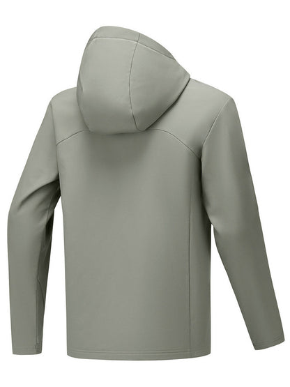 Casaco desportivo com fecho Skechers Twilight Rain 3.0, modelo outono 2025, versátil e confortável (P425M075-01DR)