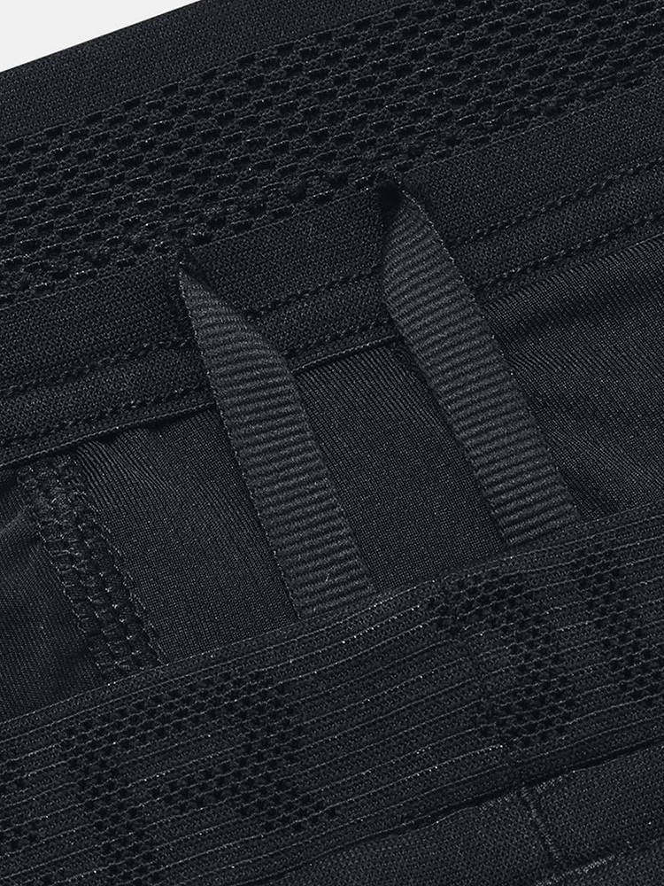 Under Armour UA Men's New Athleisure Fitness Breathable and Comfortable Black Woven Shorts 1378604-001