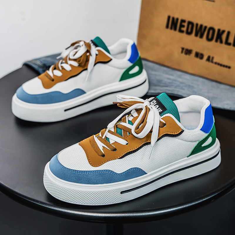 2026 New Men's Shoes, Spring Fitness Sports Shoes, Sneakers, Trendy Casual Korean Running Shoes, Youth Basketball Shoes
