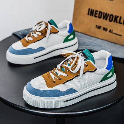 2026 New Men's Shoes, Spring Fitness Sports Shoes, Sneakers, Trendy Casual Korean Running Shoes, Youth Basketball Shoes