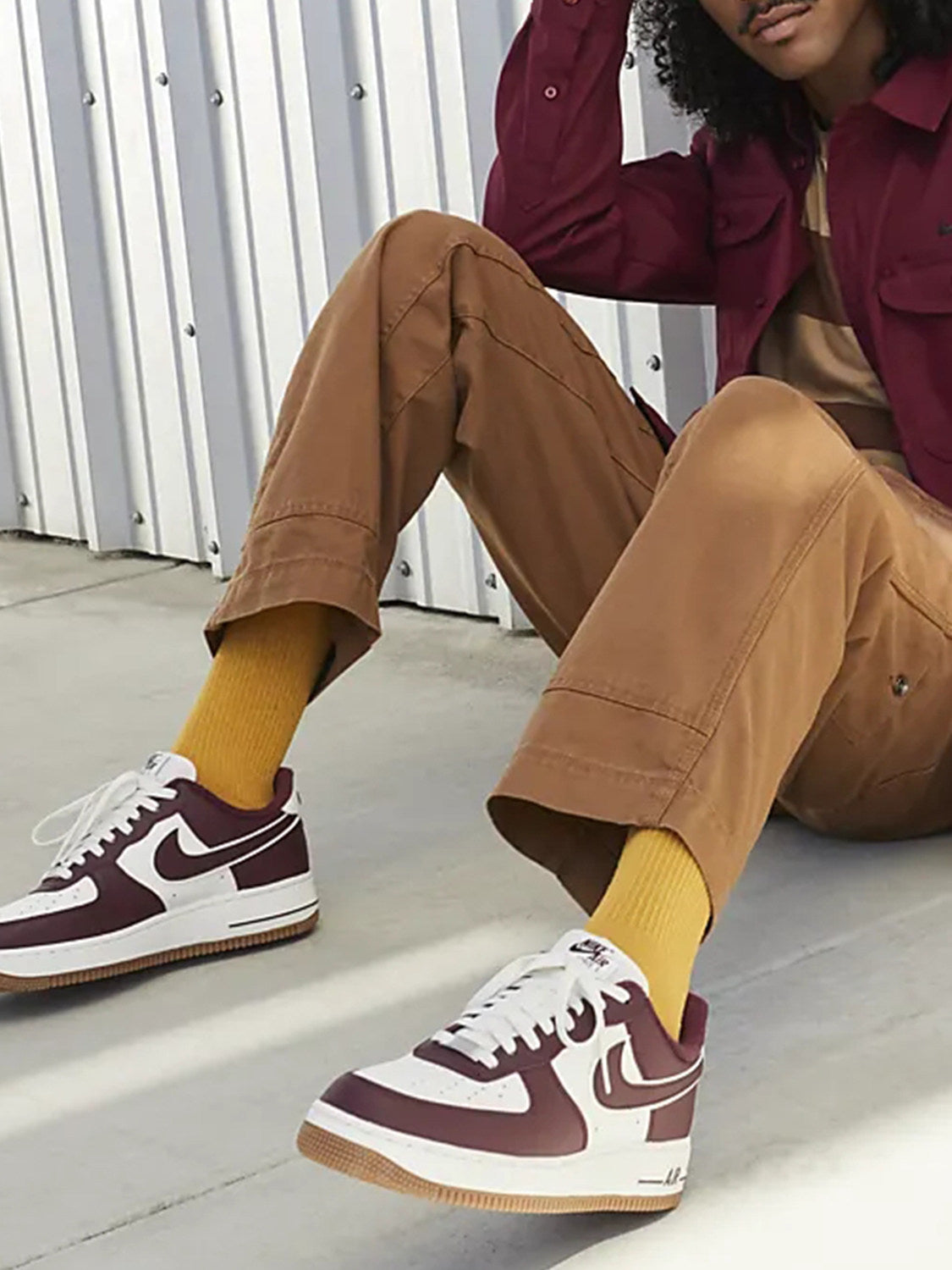 Nike Official AIR FORCE 1 Air Force One Men's Vintage Casual Shoes DQ7659-102