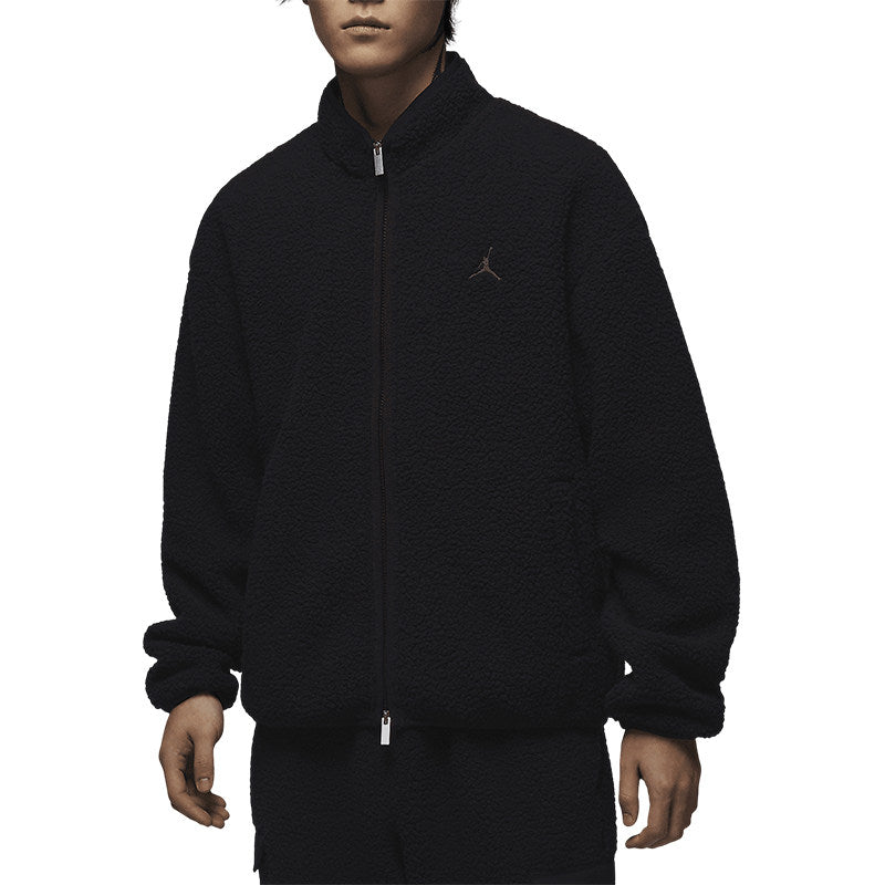 Nike Official Genuine JORDAN Men's Lamb Wool Warm Loose Jacket FV7449-010