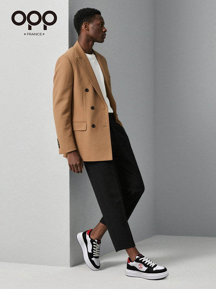 OPP men's shoes spring 2026 new men's light luxury versatile platform sports leisure low-top niche high-end board shoes