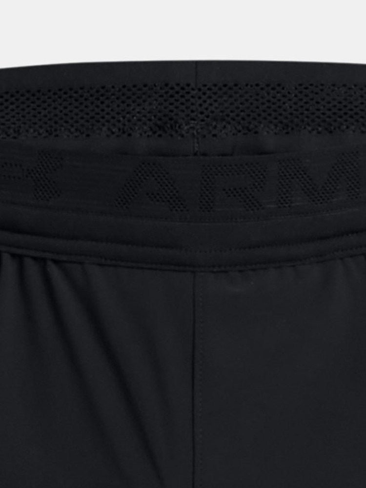 Under Armour UA Men's New Athleisure Fitness Breathable and Comfortable Black Woven Shorts 1378604-001