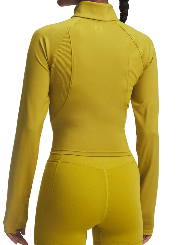 U.A. Under Armour Jacket Fall Winter Meridian Women's Knitted Training Sports Zip Jacket 6003993-314