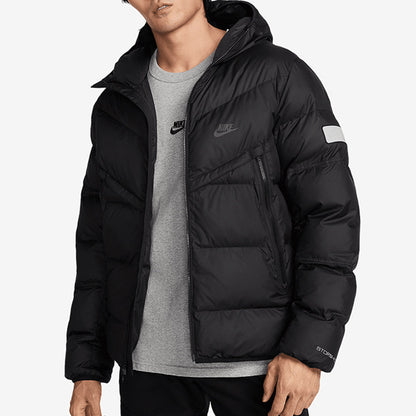 NIKE Storm-FIT Men's Hooded Athleisure Short Thermal Jacket Cotton Jacket HF6603-010