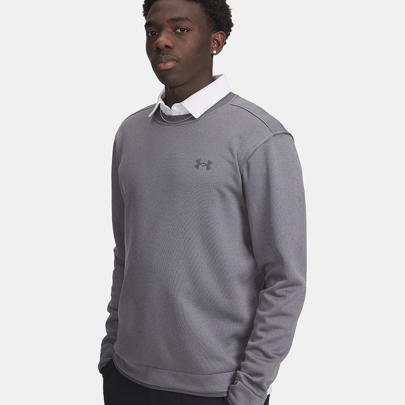 UA Under Armour New Men's Casual Sports Simple and Versatile Long Sleeve Jacket Crew Neck Top 6003723-025