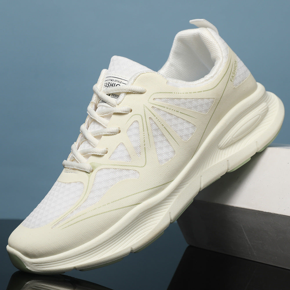 2025 Autumn New Men's Shoes Athleisure Shoes Simple Lightweight Fashion Trend Platform Daddy Shoes Cross-border Wholesale