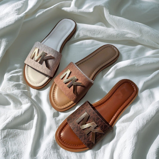 Comércio exterior 2025 novo nicho retro carta chinelos legais para as mulheres usarem chinelos de praia planos à beira-mar no verão