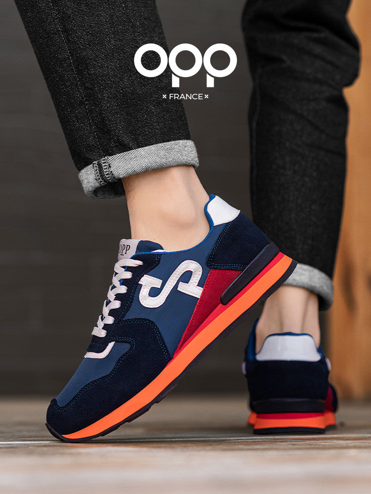 OPP Men's Shoes 2026 Spring Comfortable Non-Slip Sports Running Shoes Men's Versatile Trend Casual Forrest Forrest Gump Shoes