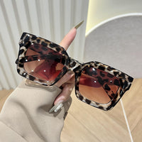 White leopard print double tea tablets