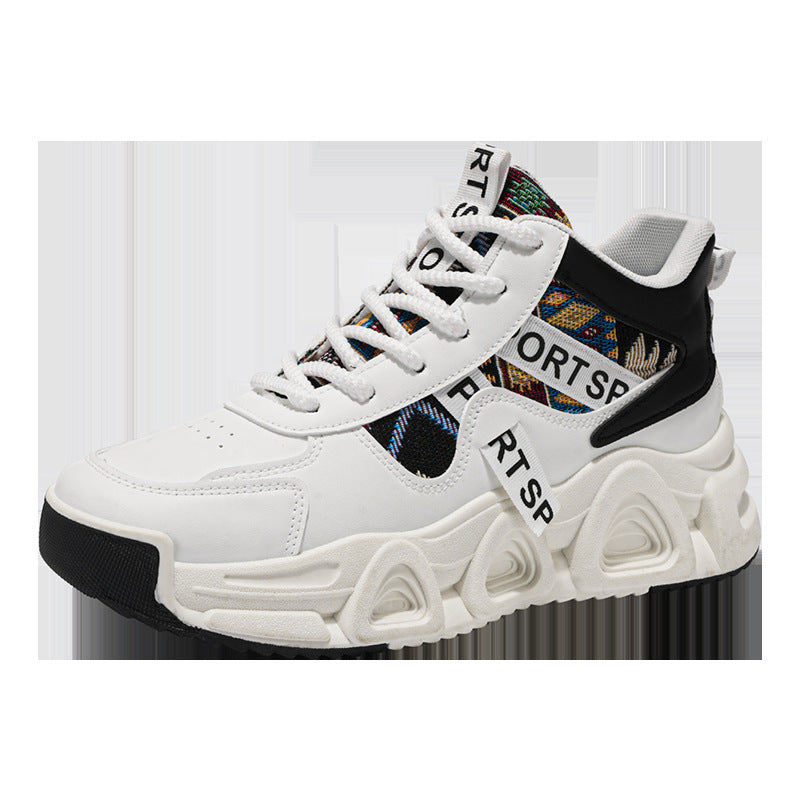 2026 Men's Spring Trend Student Thick-Soled Workwear Martin Boots Niche Original Sports Shoes High-Top Dad Trendy Shoes