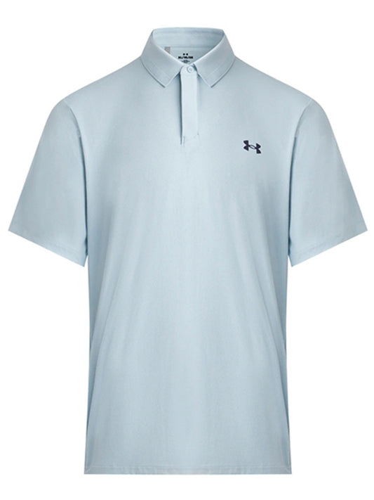UA Under Armour polo shirt fall and winter Drive Chill men's golf sports short sleeves 1389596-453