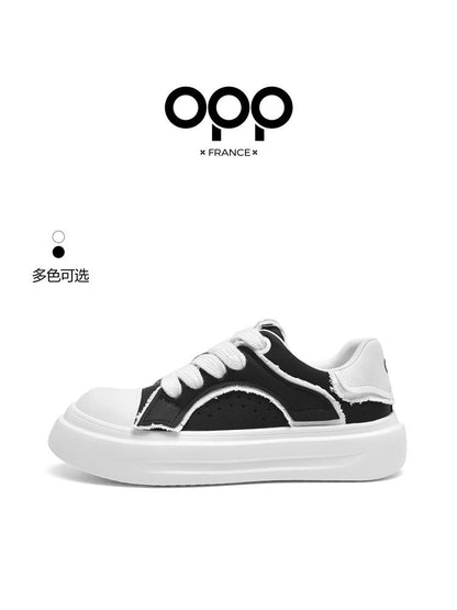 OPP men's shoes spring 2026 new men's platform height increase retro trend sports leisure versatile ruffian handsome board shoes
