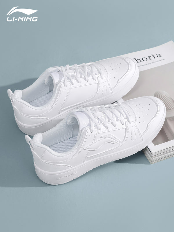 Li-Ning white sneakers, men's sneakers, clear summer new products, youth lightweight student sports shoes, low-top casual shoes
