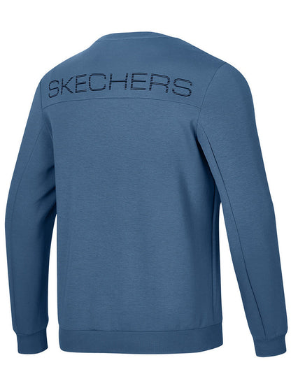 Skechers Men's Sweatshirt Autumn New Comfortable Soft Versatile Knitted Casual Jumper P424M039-02X6