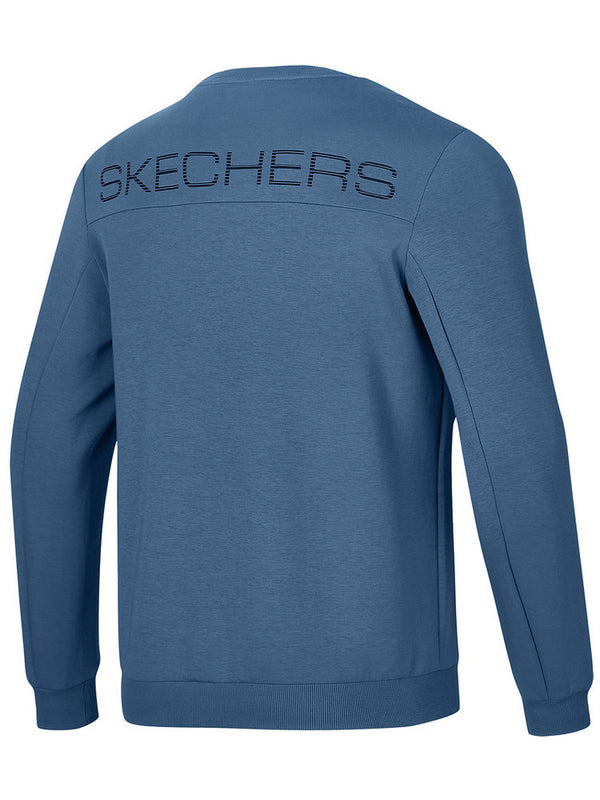 Skechers Men's Sweatshirt Autumn New Comfortable Soft Versatile Knitted Casual Jumper P424M039-02X6 - view 2 | Ciaura
