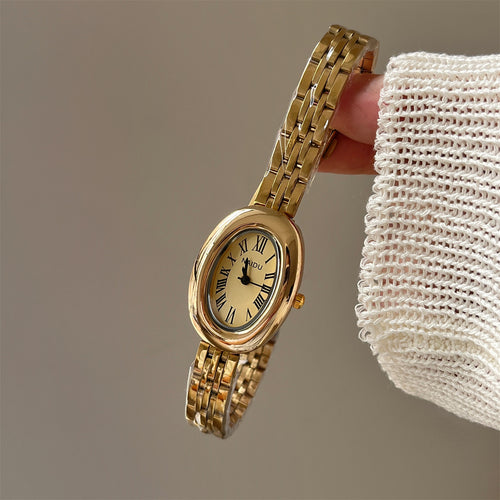 Manufacturer for foreign trade supply: best-selling trending bathtub oval women's watches, exquisite pre-owned small gold watches, quartz women's watches