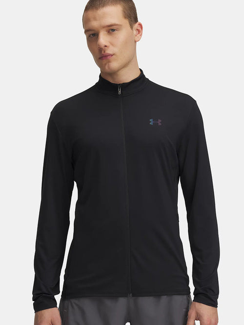 UA Under Armour Spring-Summer 2025 Men's Casual Sports Fitness Running Training Zip Jacket 1390051-001