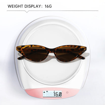 Slim Cat-Eye Sunglasses for Men, 2025 New Fashion European and American Sunglasses, Internet Celebrity Slimming Sunglasses for Women, High-End Feel