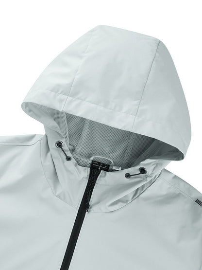 Skechers Fall 2024 New Mountain Outdoor Men's Hooded Woven Jacket L324M004 00KB