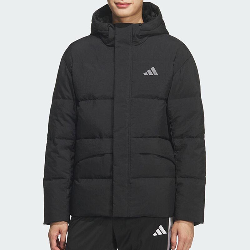ADIDAS LINEAR Men's Hooded Athleisure Thermal Down Jacket KQ5519 KQ5523