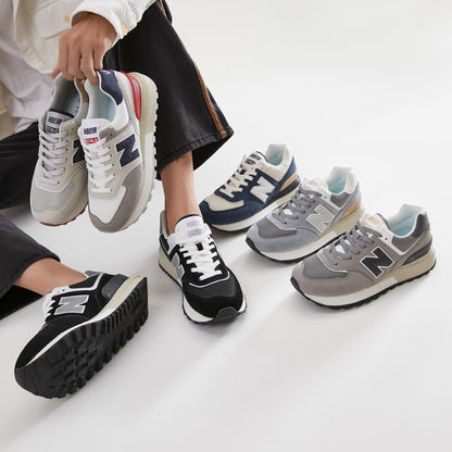 Tênis personalizados de fábrica primavera e outono New Balance Cool Run Height Aumentar Classic 574 Casal Casual Shoes Factory Direct Sales.