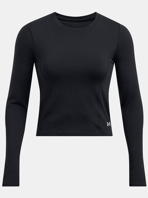 Under Armour UA Women's Casual Sports Fitness Fashion Tight Crop Base Long Sleeve T-Shirt 1387465-001