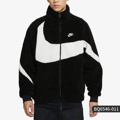 Nike/Nike Official Authentic Winter Big Logo Polar Fleece Men's Thermal Jacket BQ6546-011
