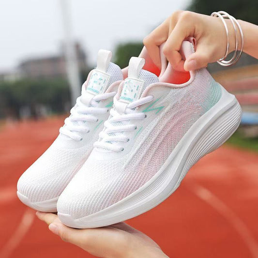 Summer New Women's Shoes Large Mesh Breathable Versatile Soft Sole Casual Shoes Light Running Sneakers Mesh Women's Summer