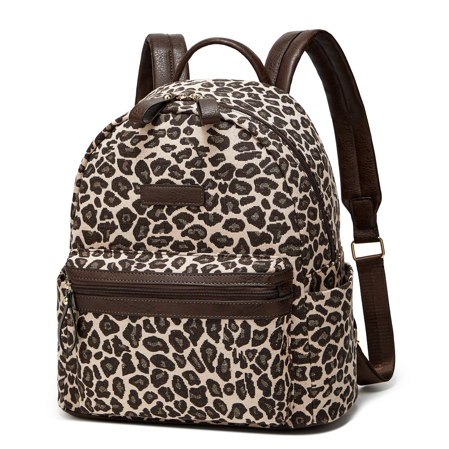 Mochila de senhora Crossborder, modelo 2024, estampado moderno em bombazine, multifuncional e casual.