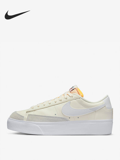 Nike official genuine BLAZER LOW PLATFORM women's sports shoes DJ0292-108