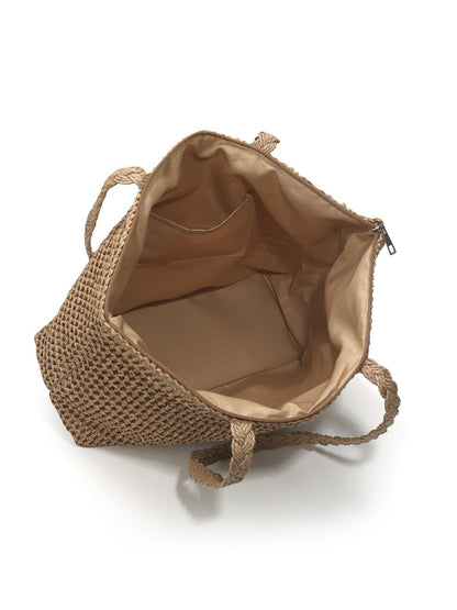 foreign trade bag women's bag 2025 new korean fashion beach bag woven bag shoulder bag handbag wholesale