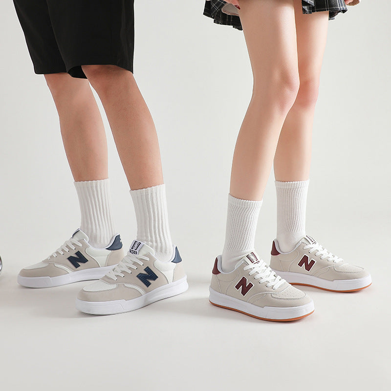 Primavera e outono New Balance Cool Run 303 verão Novos Sapatos Brancos Tênis Femininos Casal Sapatos Low-Top Homens Simples