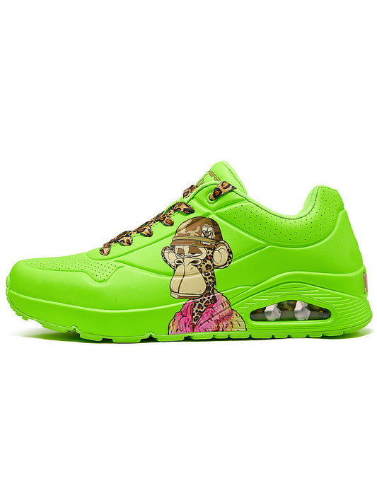 Skechers Co-branded Men's and Women's Shoes Fall 2024 Cushioning Candy-Colored Casual Sneakers 251014 LMGN