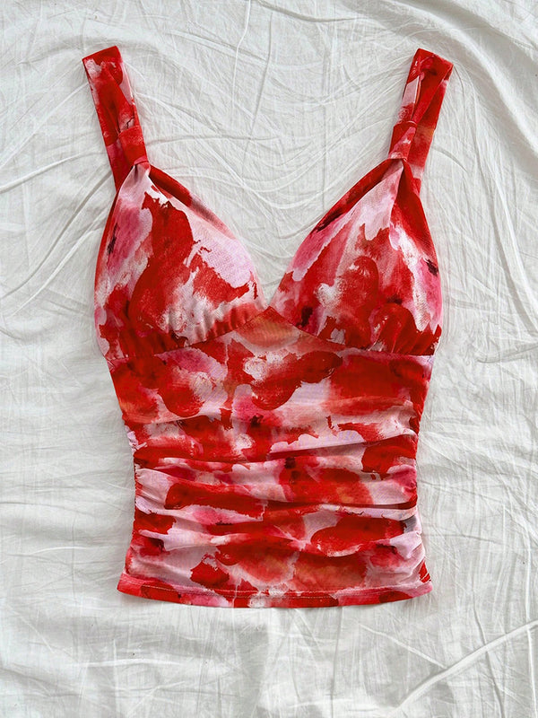 Women's Suspender Crop Top