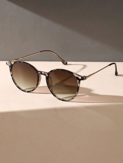 Fashion round face sunglasses women's high-end sense Amazon UV protection sunglasses driver trend sunglasses men