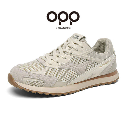 OPP men's shoes spring 2026 new breathable mesh outdoor casual versatile trendy brand retro Forrest Gump sneakers for men