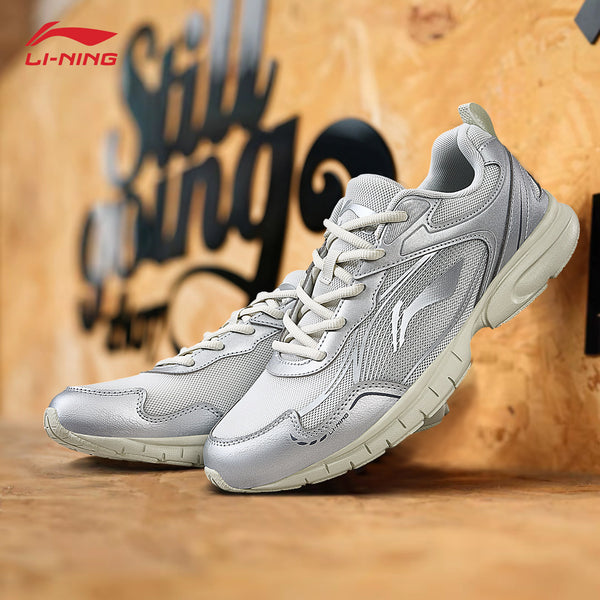 Li-Ning men's running shoes, summer shock-absorbing, wear-resistant mesh lightweight breathable running shoes, low-top casual sports shoes