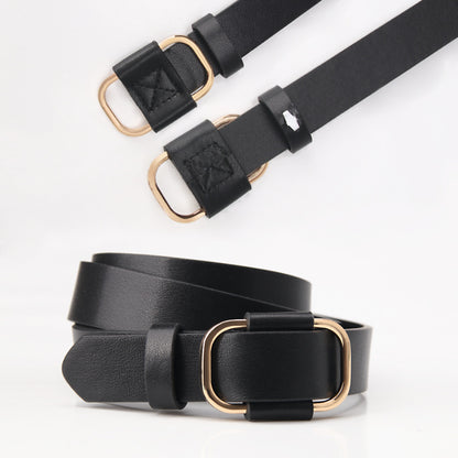 New versatile non-porous freely adjustable women's belts simple high-quality decorative jeans belt manufacturers wholesale