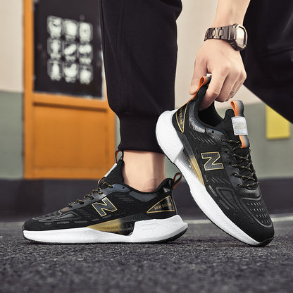 Primavera e outono New Balance Cool Running Shoes 2025 New Mesh Sneakers Teenagers Student Casual Couple Sneakers